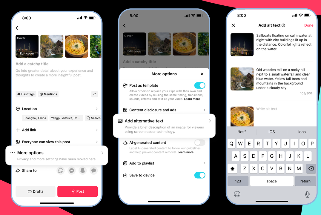 TikTok Perkenalkan Fitur Aksesibilitas Baru untuk Pengguna Dengan Gangguan Penglihatan