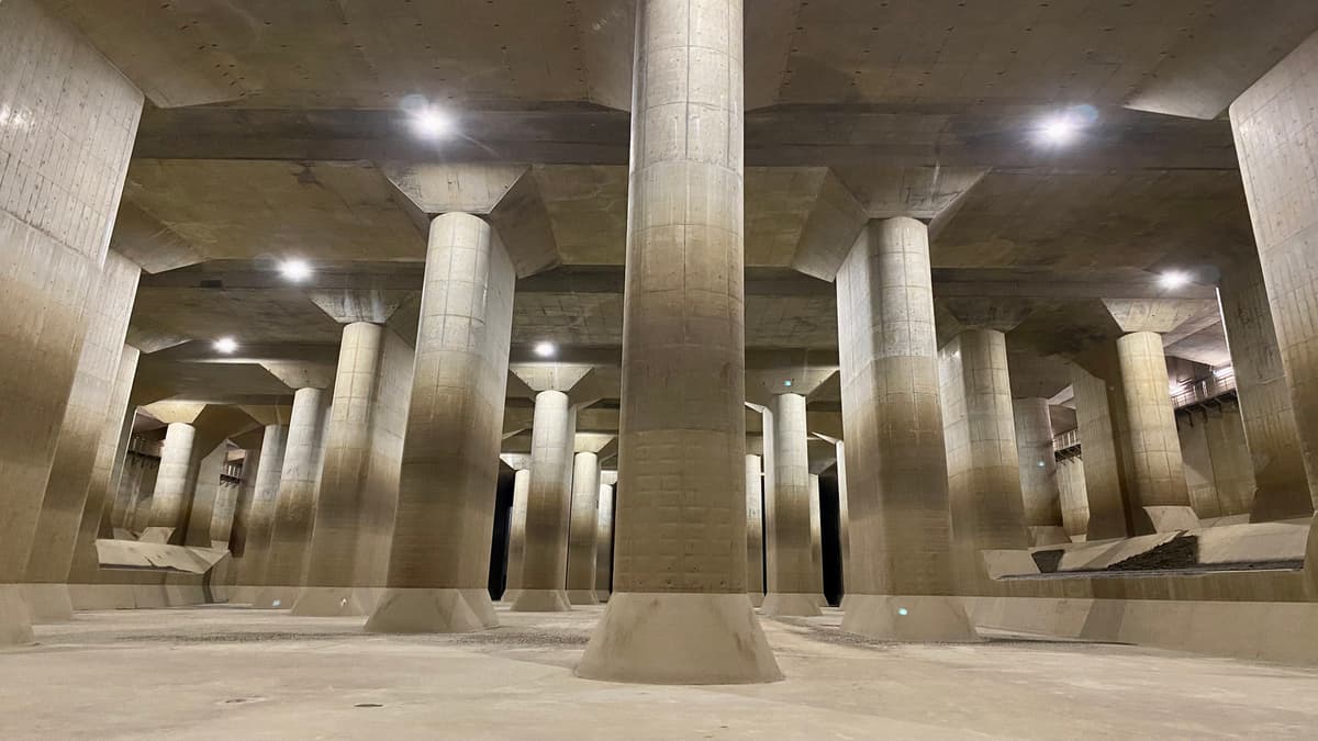 Sistem Bawah Tanah Raksasa Tokyo Menangkal Banjir dengan Teknologi Modern