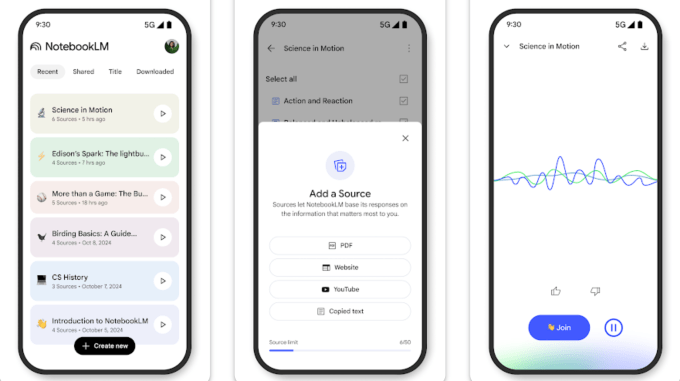 Google Luncurkan Aplikasi Mobile NotebookLM untuk Bantu Catatan dan Riset AI