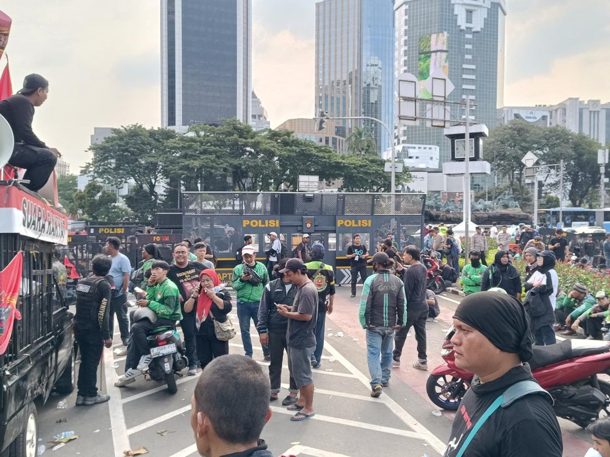 Unjuk Rasa Pengemudi Ojek Online Jakarta Hanya Diikuti Ratusan Driver, Layanan Tetap Lancar