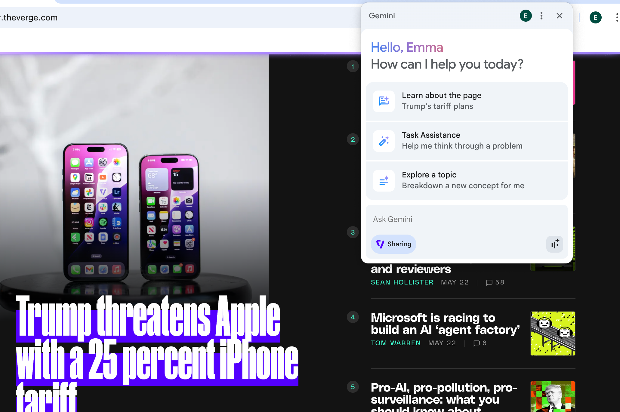 Gemini di Chrome: Asisten AI Baru yang Bisa Melihat Layar dan Bantu Aktivitasmu