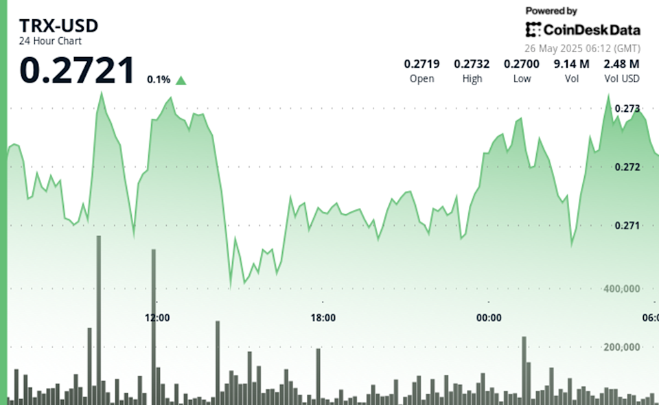 TRX Tampil Stabil di Tengah Volatilitas Pasar Kripto dan Minat Institusional Meningkat