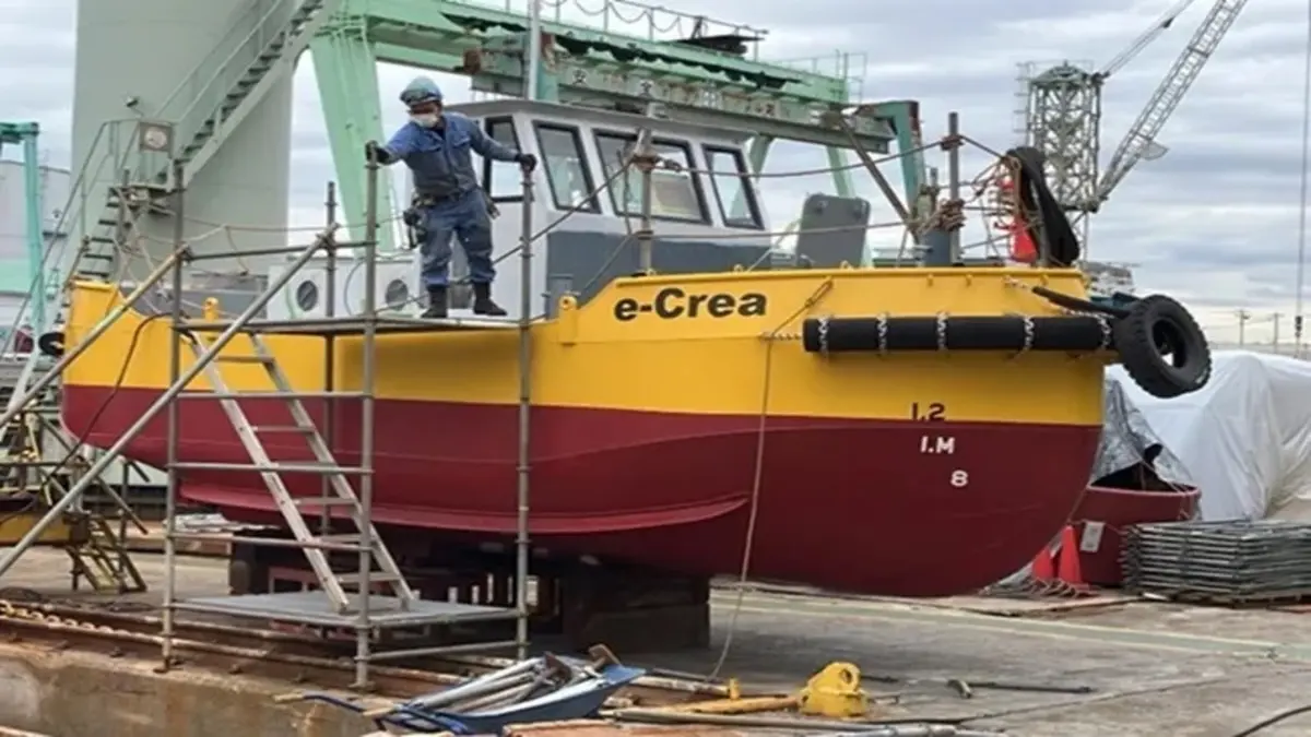 NYK Line Luncurkan Kapal Kerja Listrik Pertama untuk Kurangi Emisi Karbon