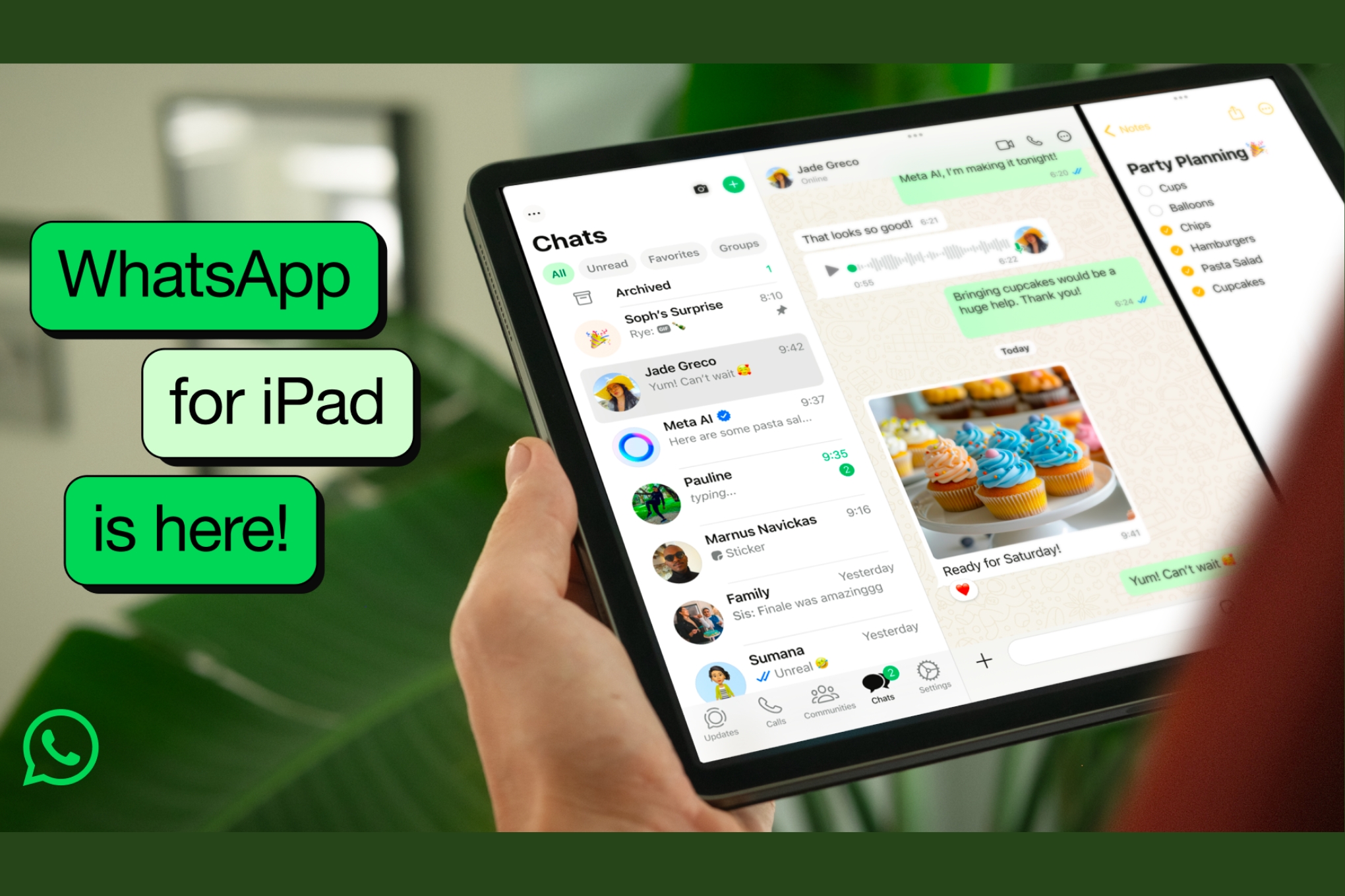 WhatsApp Rilis Aplikasi Resmi untuk iPad dengan Fitur Multitasking Lengkap