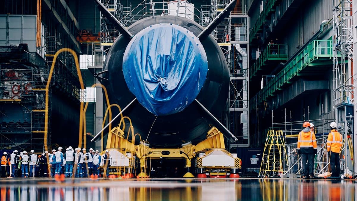 Prancis Luncurkan Kapal Selam Nuklir De Grasse dalam Program Barracuda