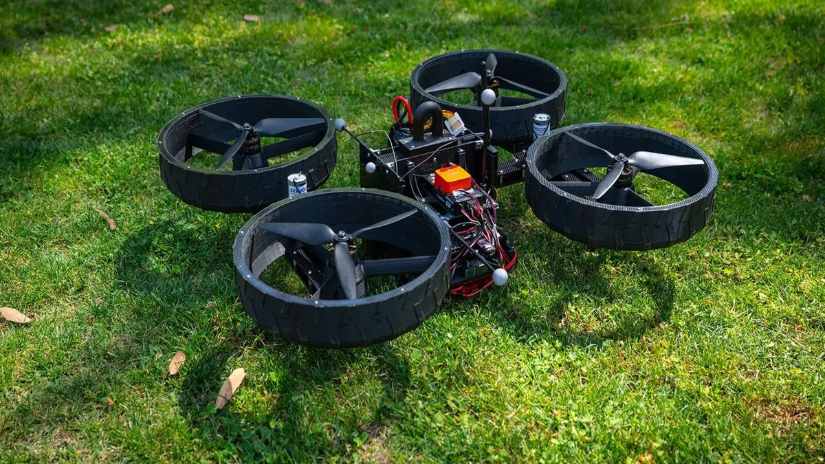 Robot ATMO: Transformasi Mulus dari Udara ke Darat Tanpa Mendarat Dulu