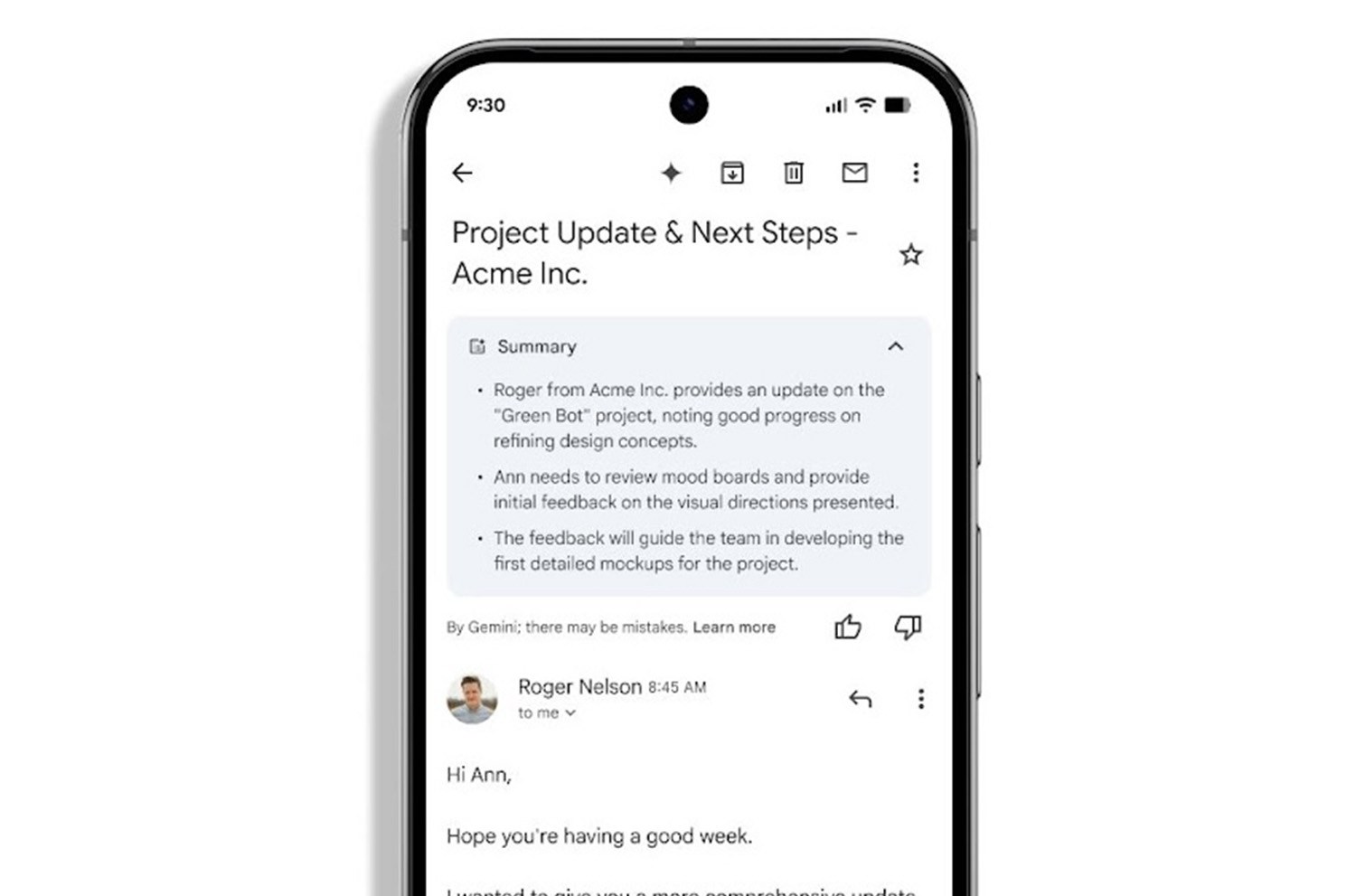 Gmail Google Workspace Hadirkan Ringkasan Email Otomatis Berbasis AI Gemini