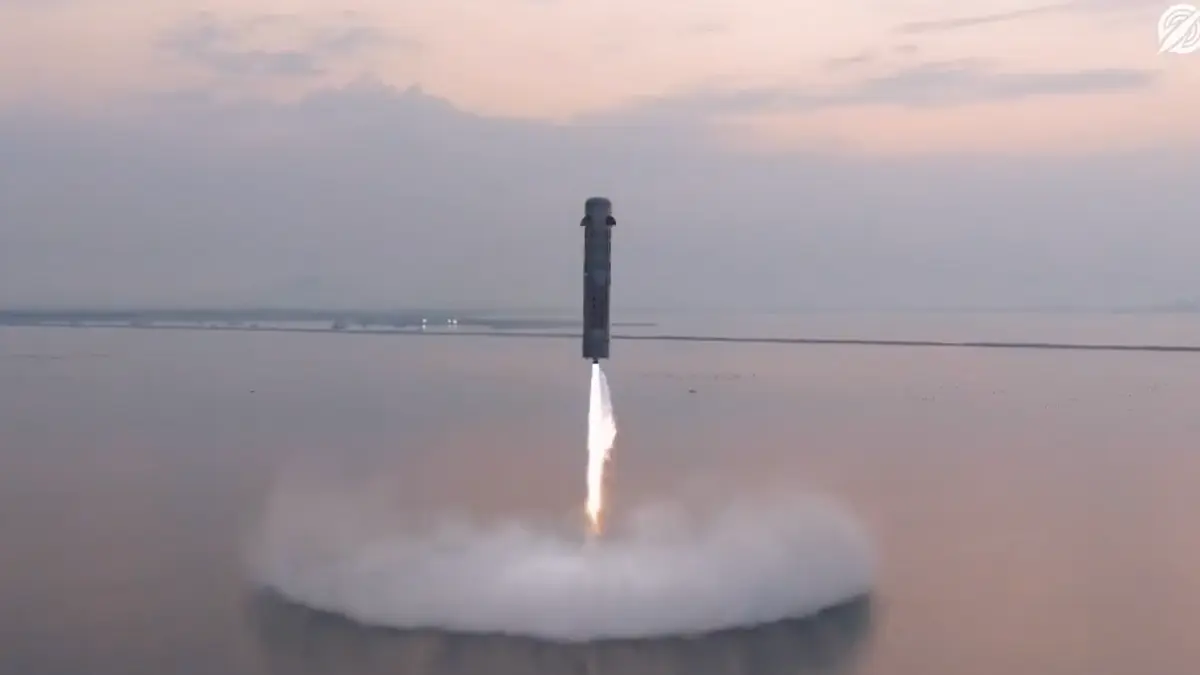 Space Epoch Sukses Uji Coba Pendaratan Roket Reusable di Laut China