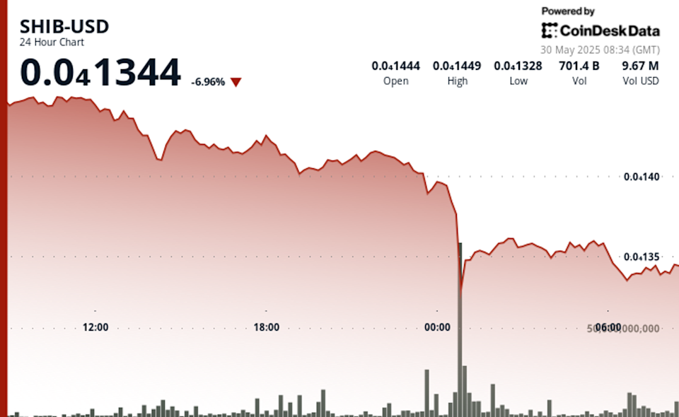 Volatilitas Harga SHIB di Mei 2025: Support, Resistance, dan Potensi Arah Harga