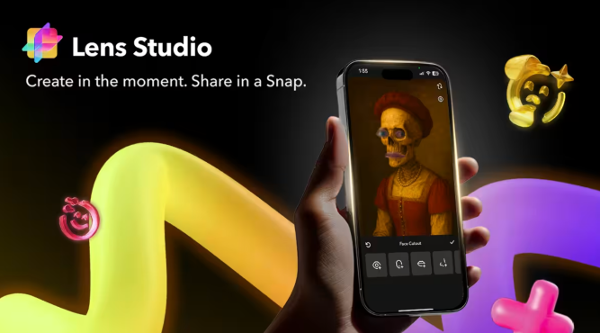 Snap Mudahkan Semua Orang Buat AR Lenses dengan Aplikasi Lens Studio Baru