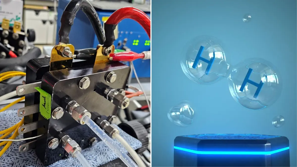 Elektroda Self-Healing Tanpa Katalis untuk Produksi Hidrogen Hijau Murah