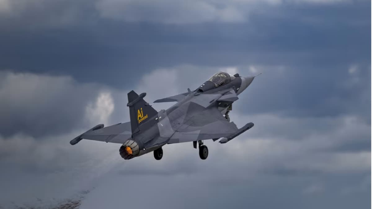 Pesawat Tempur Saab Gripen E Sukses Terbang Bersama Pilot AI Otonom