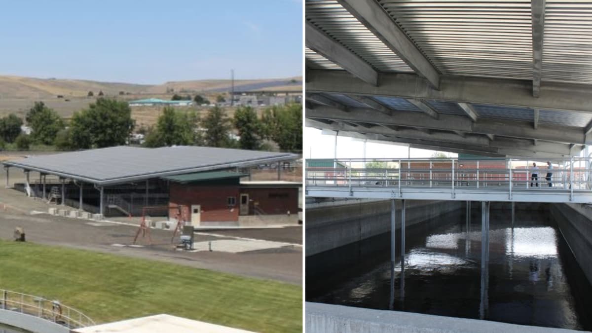 Kanopi Surya Perdana di Pendleton Tingkatkan Energi dan Lingkungan WWTRRF