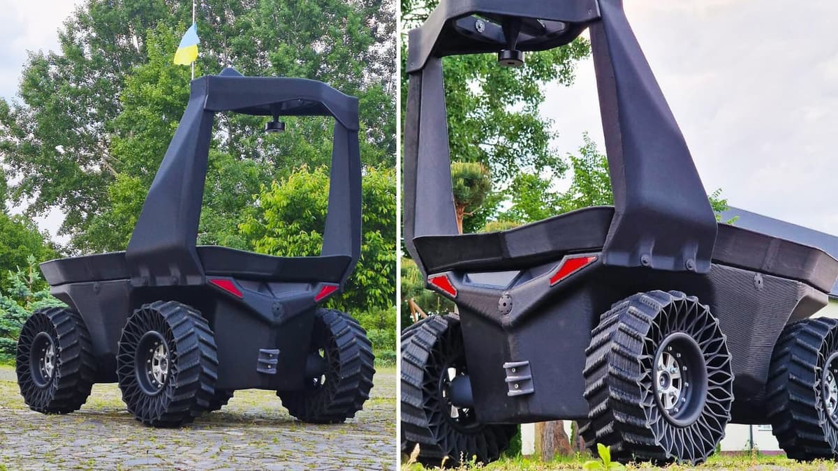 Robot Logistik Otonom 3D-Printed dari Bahan Daur Ulang untuk Misi Ekstrim