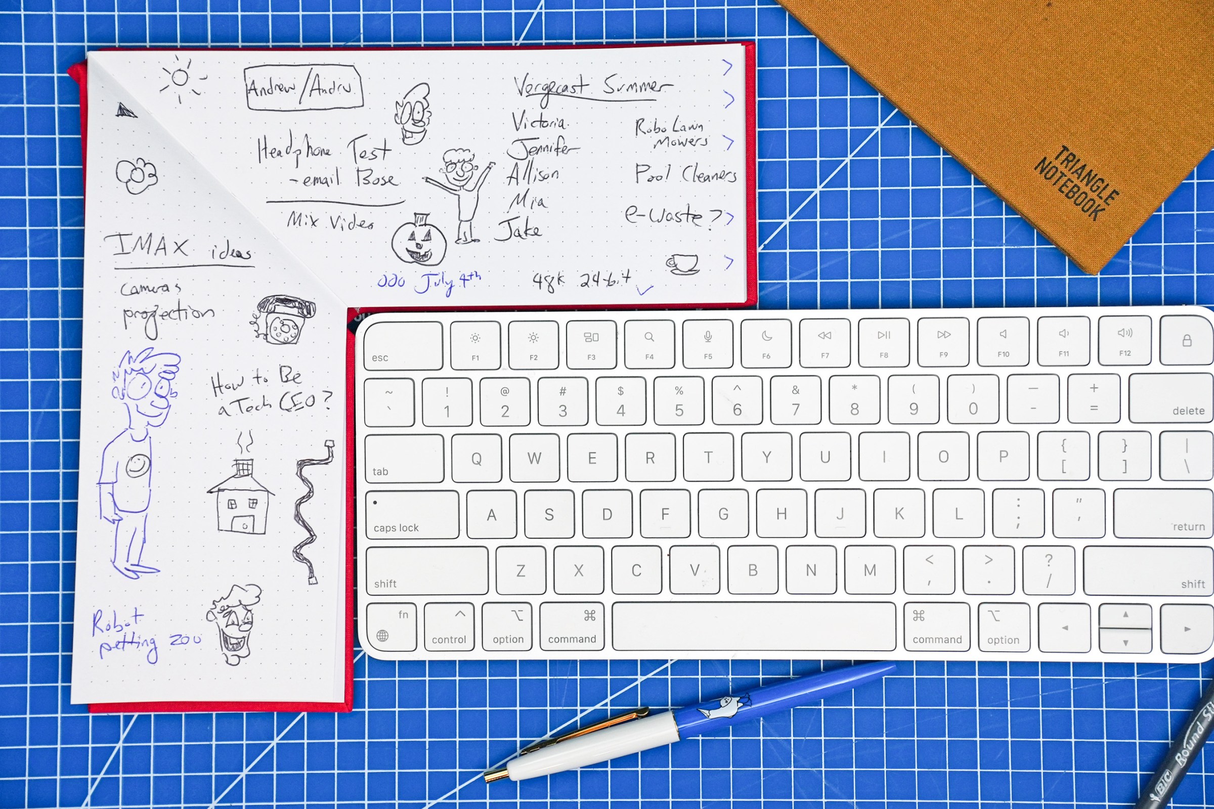 Eksperimen Kreatif dengan Notebook Unik Triangle dan Sidekick untuk Meningkatkan Doodle