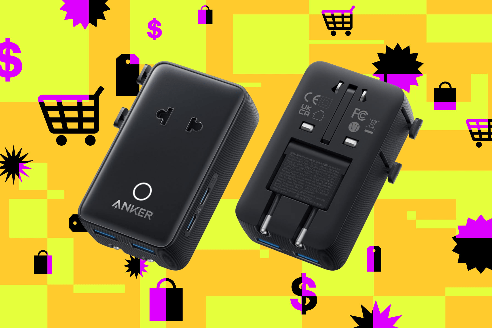Diskon Anker Nano Travel Adapter, Solusi Praktis dan Aman untuk Liburan Internasional