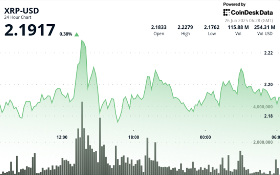 Lonjakan Harga XRP 6% Didukung Volume Besar dan Aktivitas Whale Dominasikan Pasar