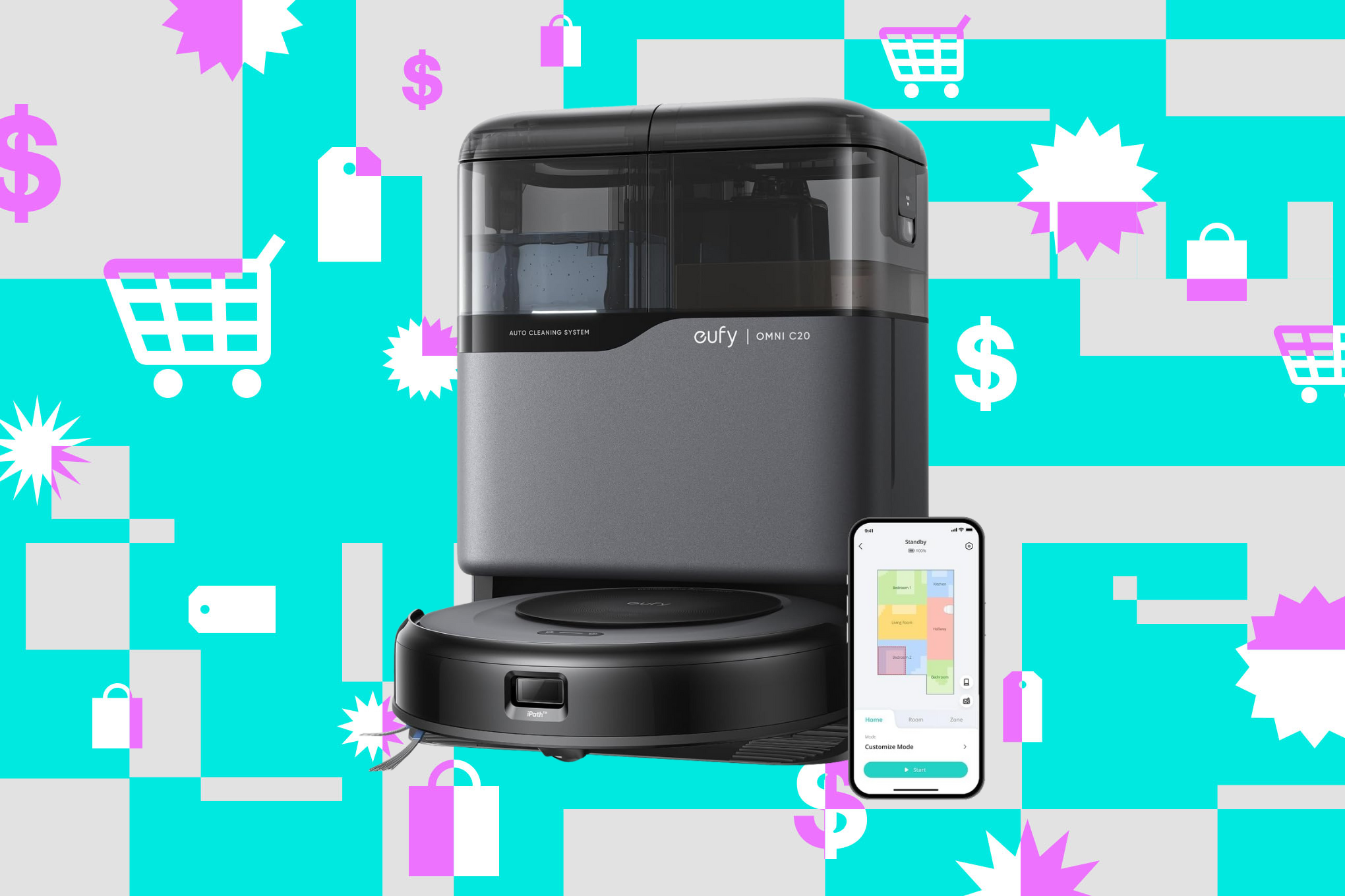 Diskon Robot Vacuum Eufy Omni C20 Terbaru, Pembersih Lantai Otomatis Serba Bisa