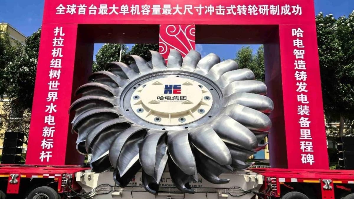 China Bangun Turbin Impuls 500MW Terbesar untuk Pembangkit Listrik di Tibet