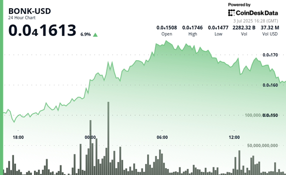 BONK Memimpin Reli Altcoin Dengan Kenaikan Harga dan Peluncuran ETF Leverage