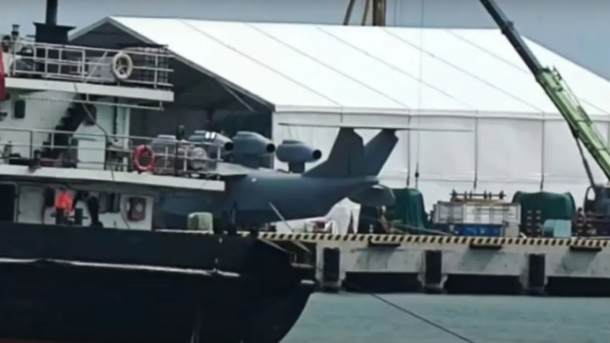 China Perlihatkan WIG Mirip Ekranoplan Soviet untuk Perkuat Operasi Laut