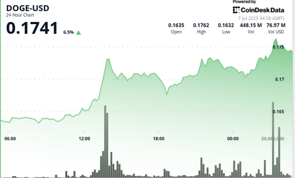 Elon Musk Luncurkan America Party, Harga Dogecoin Naik 5% Didukung Whale Wallet