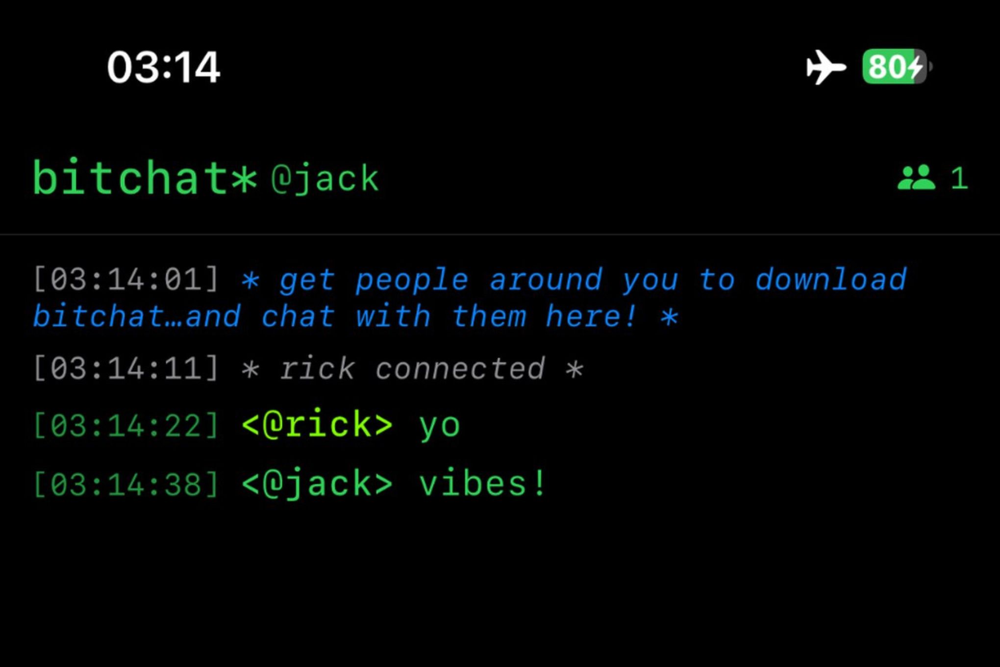 Jack Dorsey Luncurkan Bitchat, Aplikasi Chat Bluetooth Tanpa Internet dan Akun