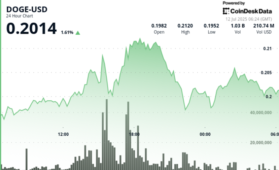 Dogecoin Naik Tajam Didukung Rekor Bitcoin dan Aliran Dana Institusional