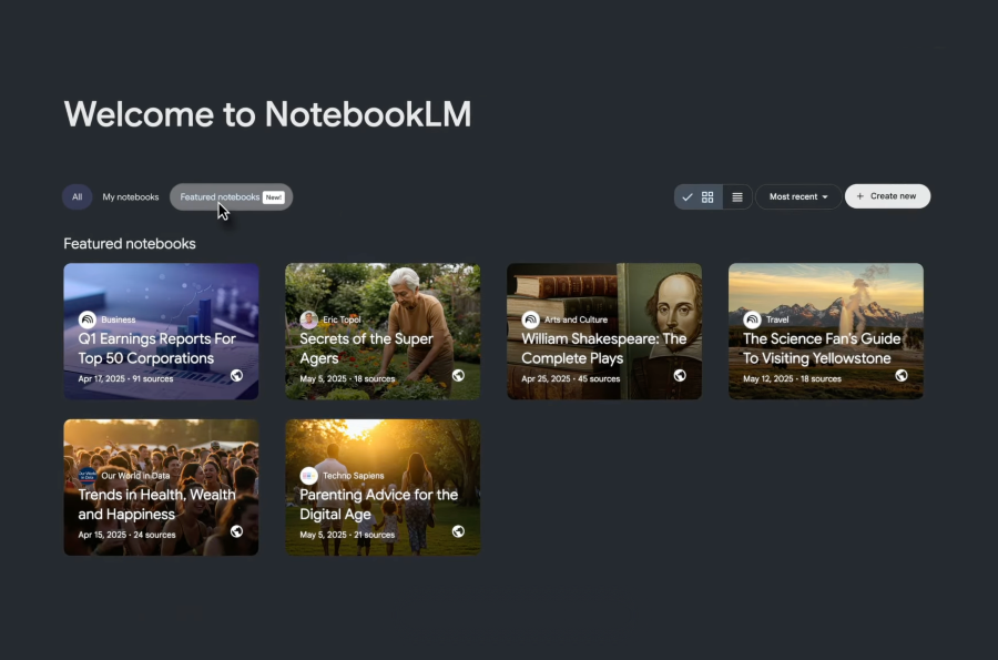 Google Luncurkan Featured Notebooks di Aplikasi AI NotebookLM untuk Edukasi Praktis