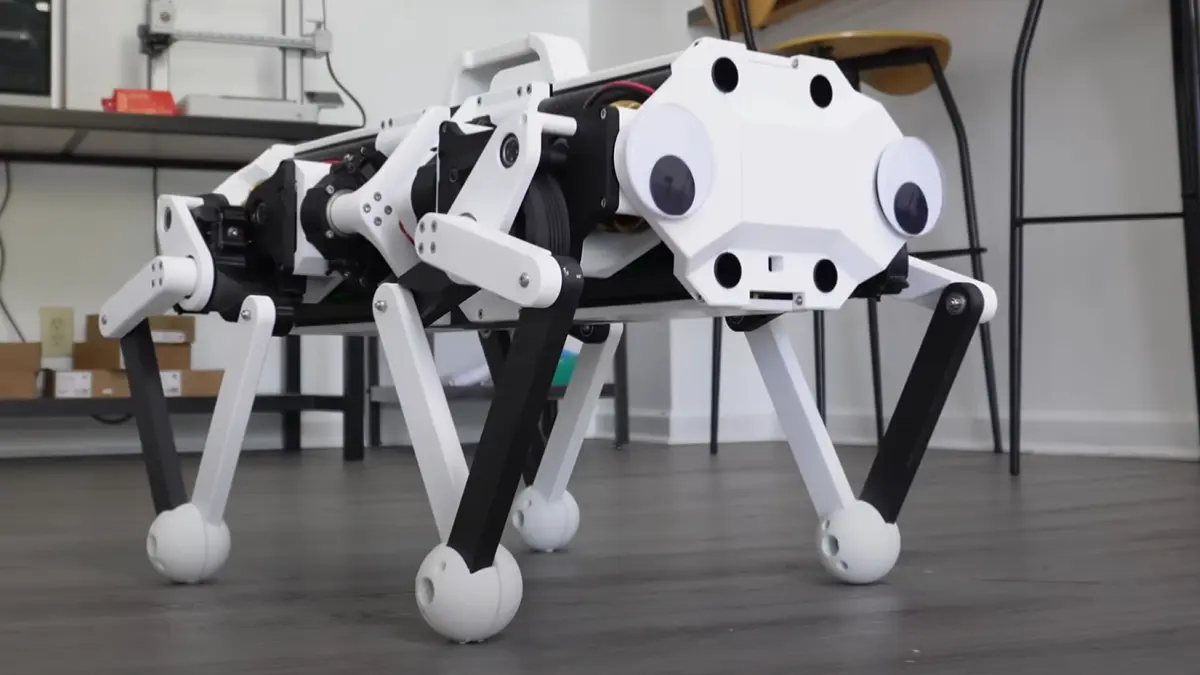 Inovasi Robot Anjing CARA dengan Capstan Drive, Gerakan Lebih Halus dan Kuat
