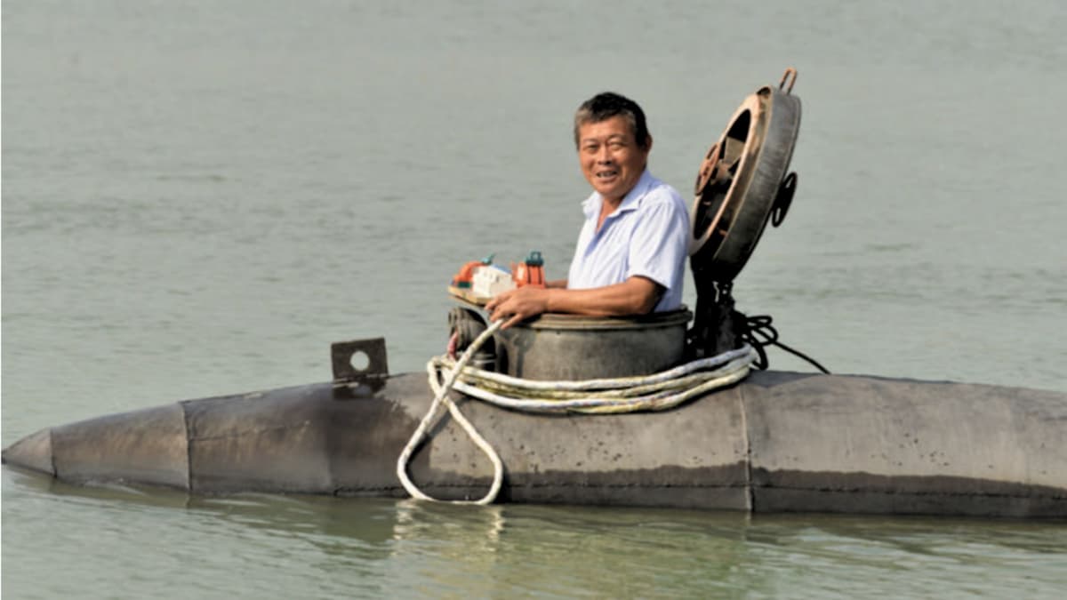 Petani China Ciptakan Kapal Selam Buatan Sendiri yang Viral dan Menginspirasi