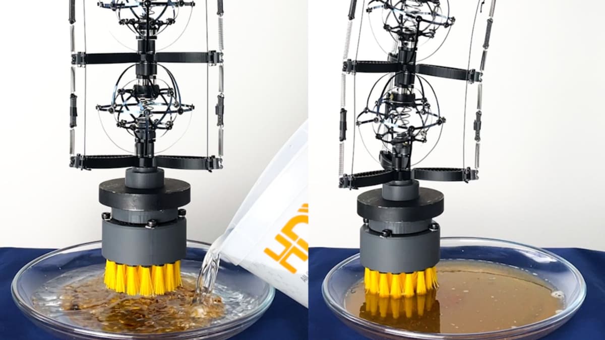 SCCRUB: Lengan Robot Lunak untuk Bersihkan Noda Berat di Rumah dengan Aman