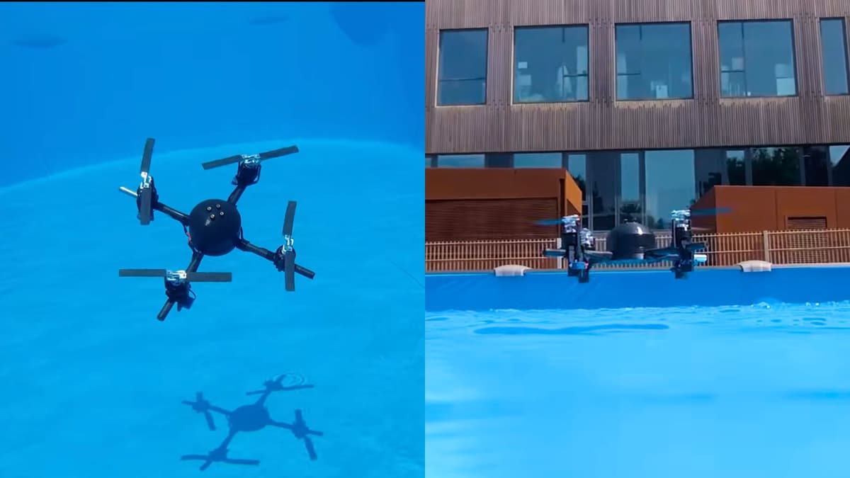 Drone Hibrida 3D-Print dari Denmark Bisa Terbang dan Selam Sekaligus