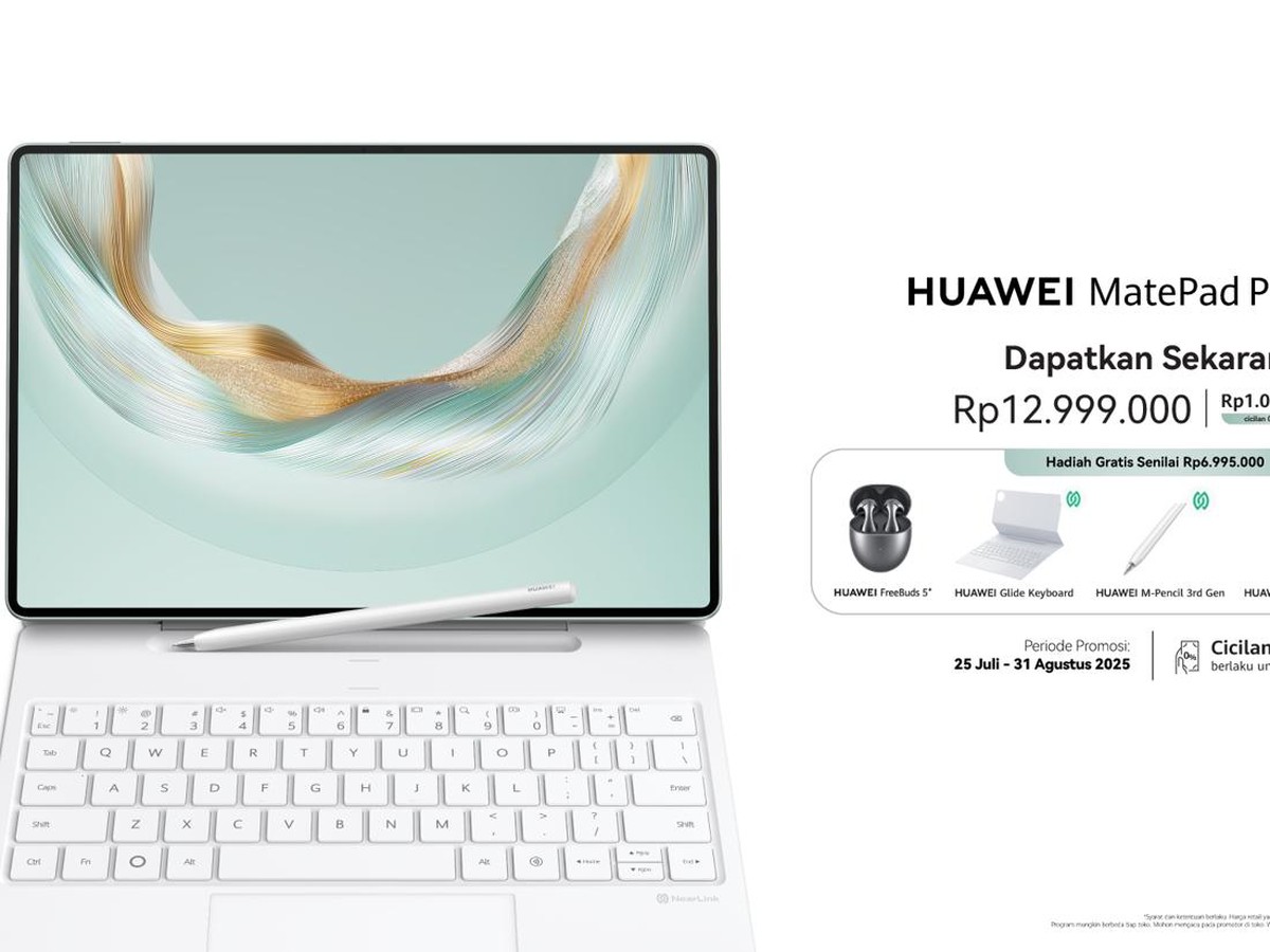 HUAWEI MatePad Pro 12.2" 2025, Tablet Ringan dengan Performa Laptop untuk Produktivitas Maksimal