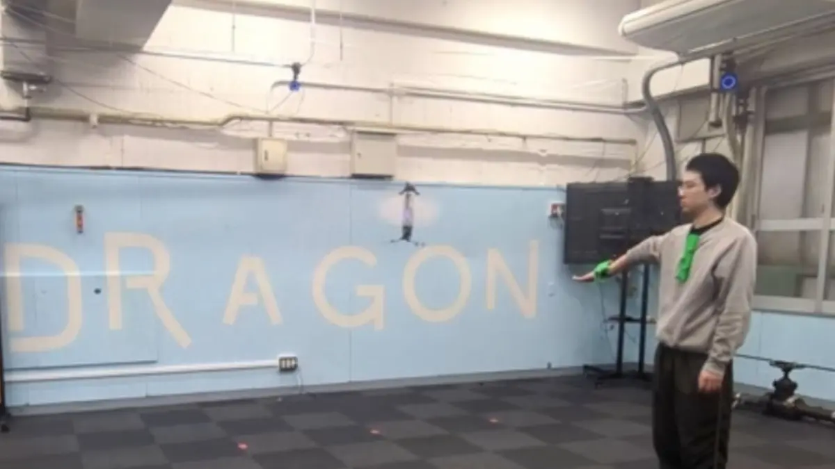 Drone Sayap Berkedip Tokyo: Mendarat Lembut di Tangan dengan Gestur