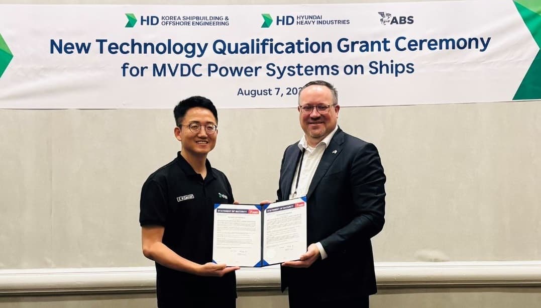 HD Hyundai Raih Sertifikasi Teknologi Terobosan untuk Sistem Propulsi Kapal Listrik