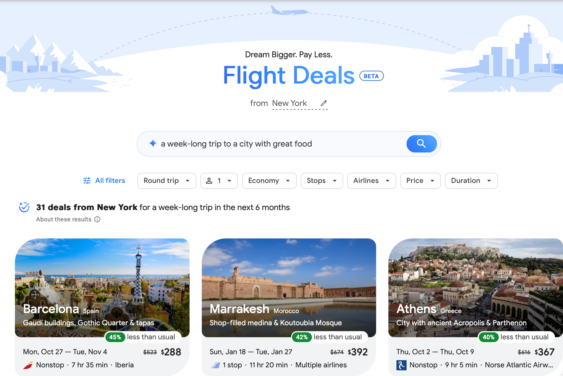 Google Flight Deals: AI Membantu Cari Tiket Pesawat Murah Sesuai Keinginan