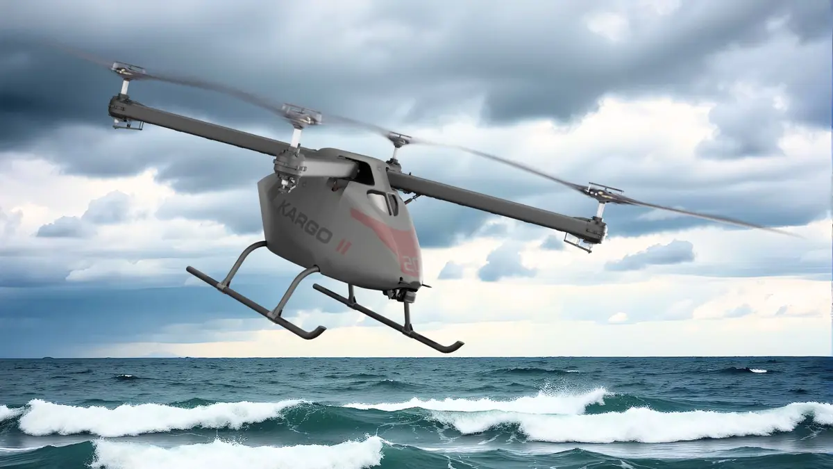 Drone VTOL KARGO II dengan Kapasitas Angkut Besar Hadir untuk Misi Sulit