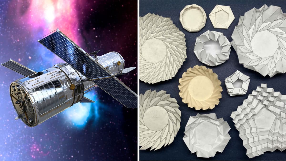 Pola Origami Bloom: Solusi Lipat Kompak untuk Aplikasi Luar Angkasa dan Arsitektur