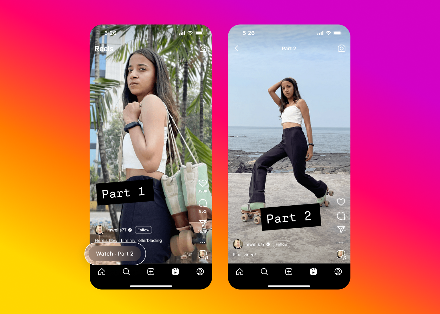 Instagram Luncurkan Fitur Baru untuk Hubungkan Banyak Reels dalam Satu Seri