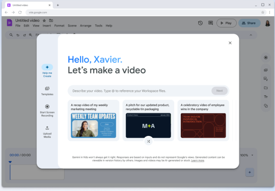 Google Drive Kini Bisa Edit Video Langsung dengan Fitur AI Vids