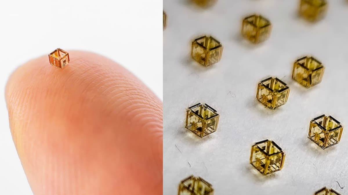 Microrobot Pintar Berbentuk Kubus Otonom yang Bisa Berkomunikasi dengan Cahaya