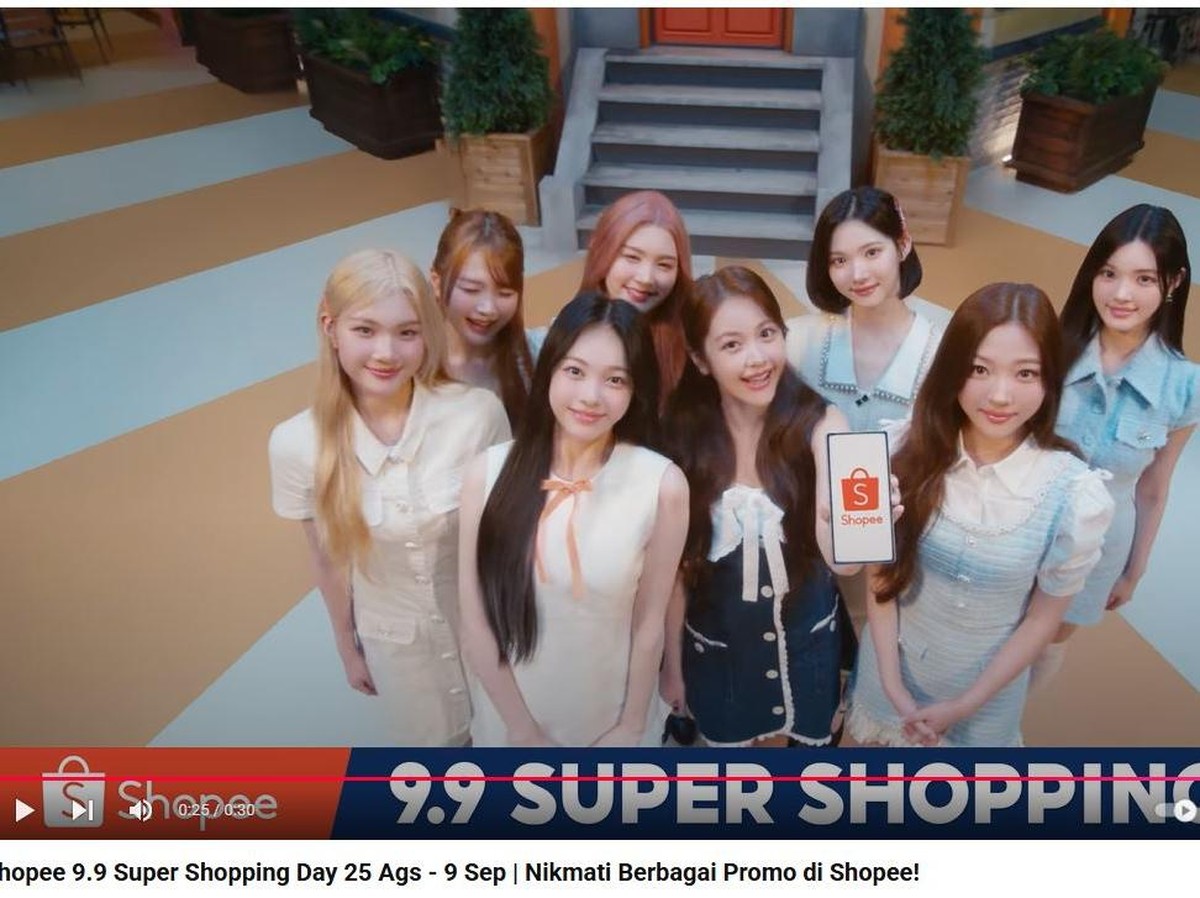 Hearts2Hearts dan Shopee Ramaikan 9.9 Super Shopping Day dengan Iklan Viral