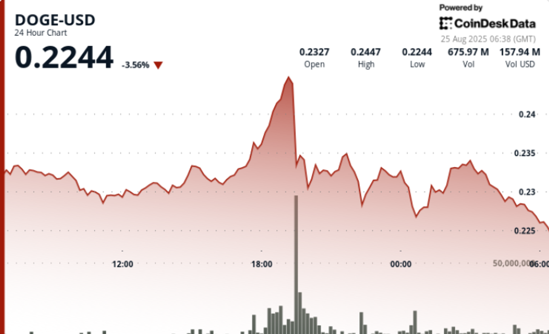 Dogecoin Merosot Setelah Lonjakan Besar Karena Transfer Paus ke Binance