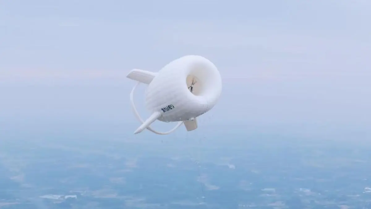 China Uji Turbin Angin Terapung 1MW untuk Energi di Lokasi Sulit Terjangkau