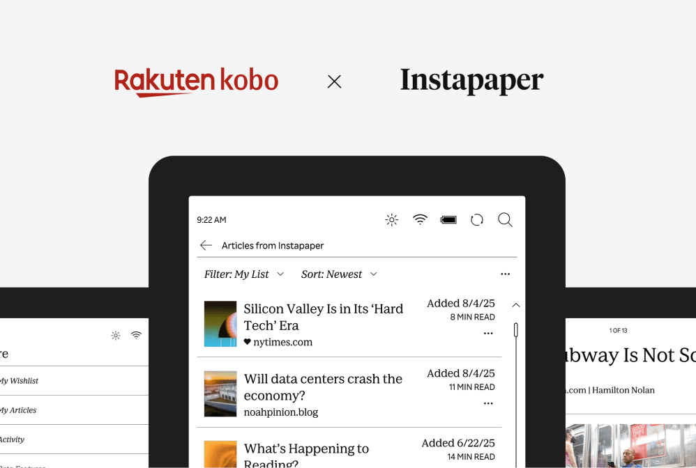 Kobo Gantikan Pocket dengan Instapaper, Solusi Baca Nanti Tanpa Biaya