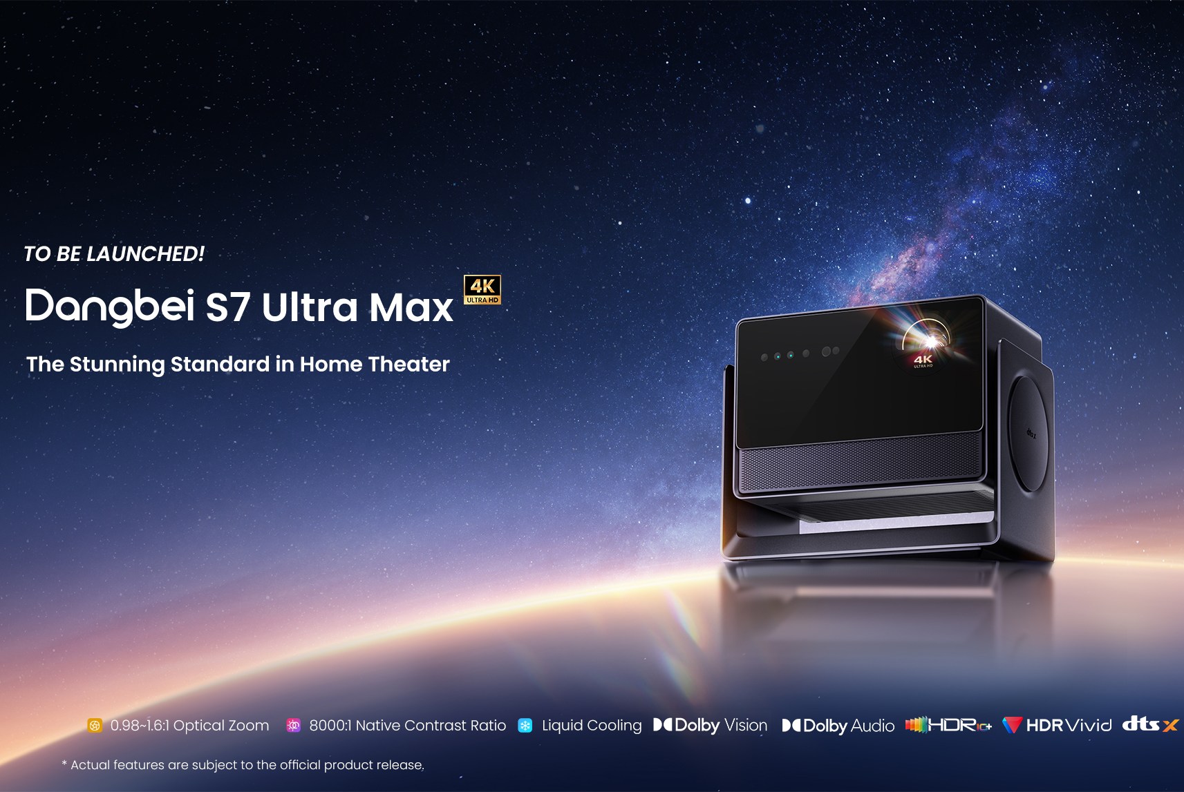 Dangbei S7 Ultra Max: Proyektor Laser 4K dengan Kecerahan Super Siap Global