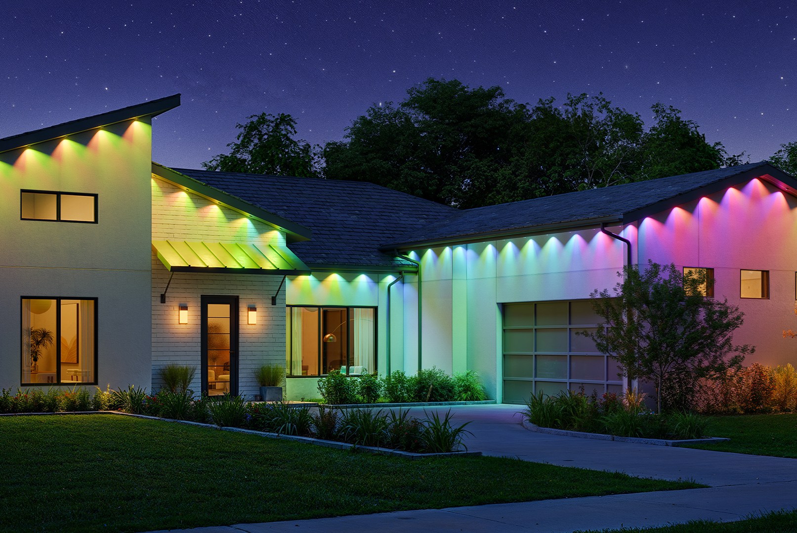 Govee Hadirkan Lampu Strip Prisma Inovatif untuk Dekorasi Rumah Luar Ruang