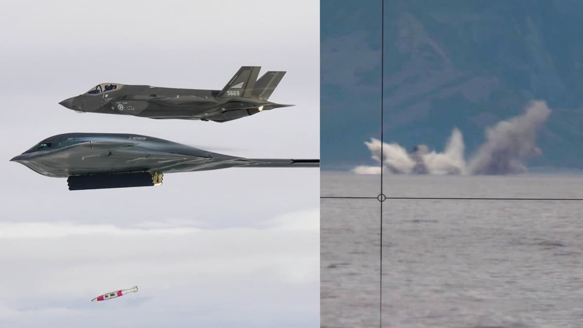 AS dan Norwegia Uji Senjata Presisi Quicksink dengan B-2 dan F-35 di Laut Norwegia