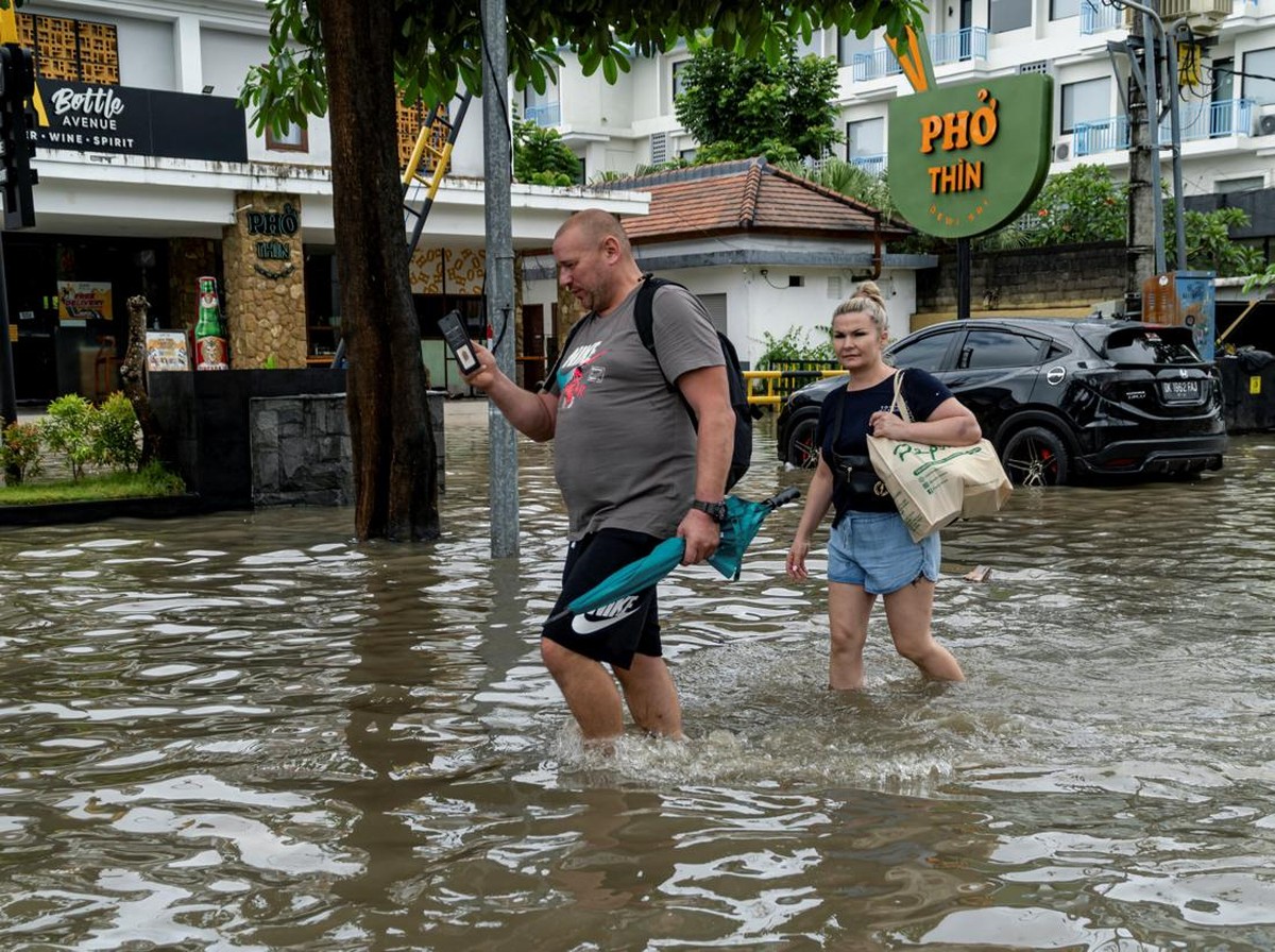 Hujan Ekstrem di Bali Sebabkan Banjir, Curah Hujan Capai Rekor Sejak 1990